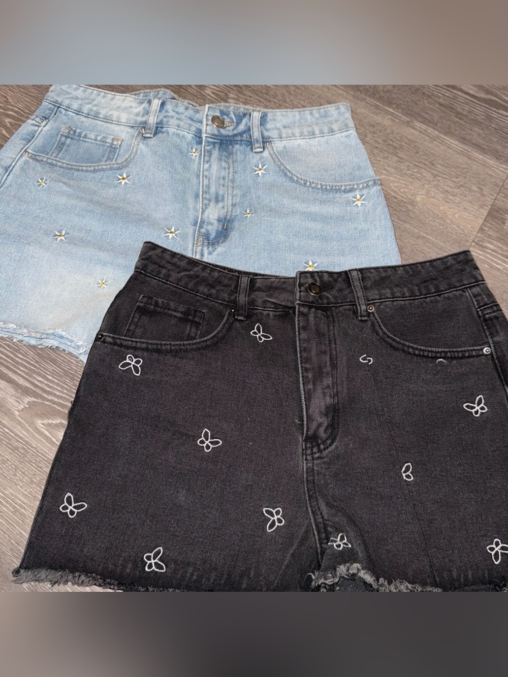 Cali 1850 Set of 2 High Waisted Shorts Size 7